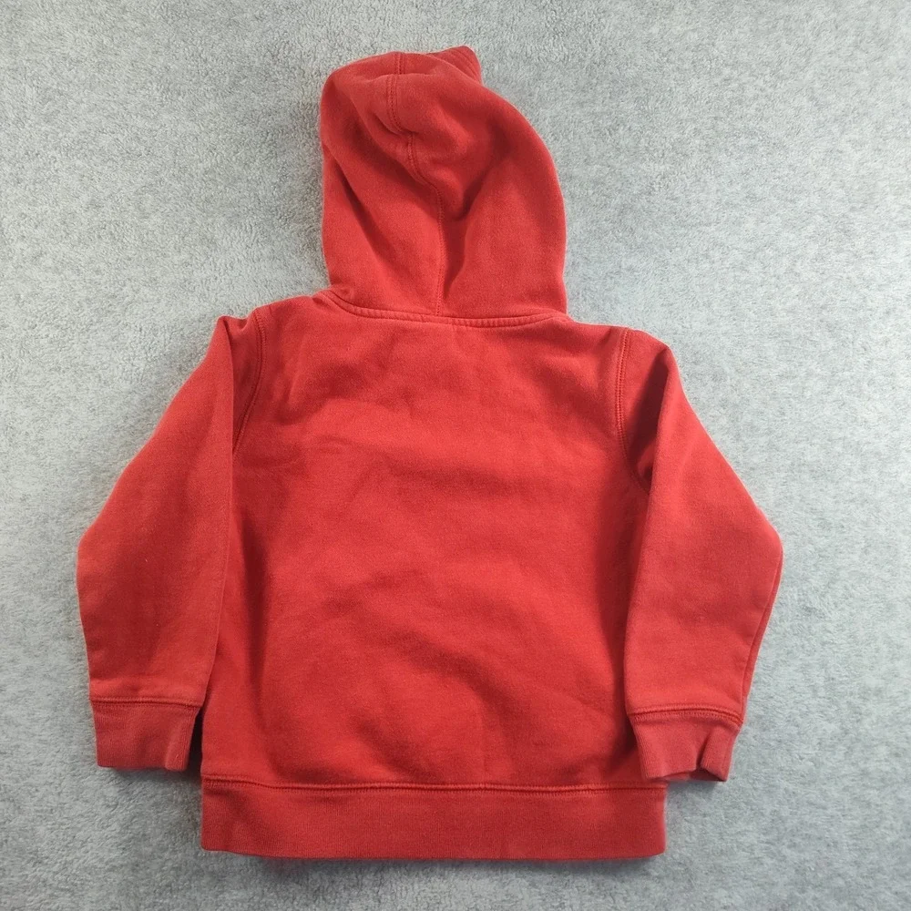 GAP Kid's Sweatshirt Size 5 Year Toddler Red Long Sleeve‎ Kanga Pocket Hoodie 📏